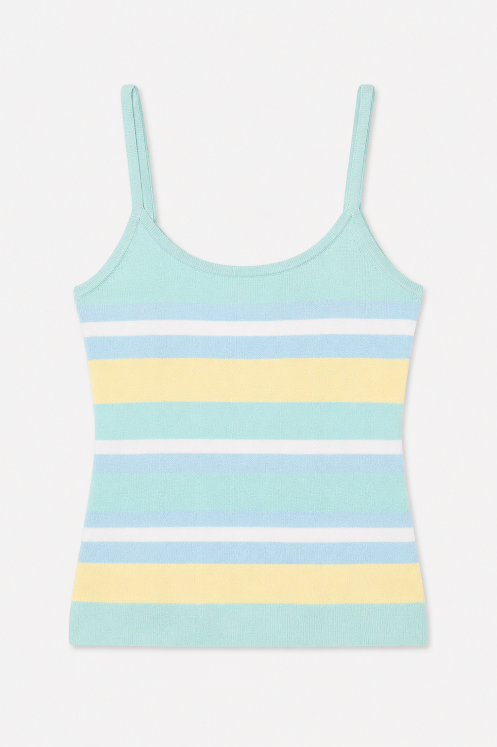 Yolanda Knit Tank Top Pastel Stripe