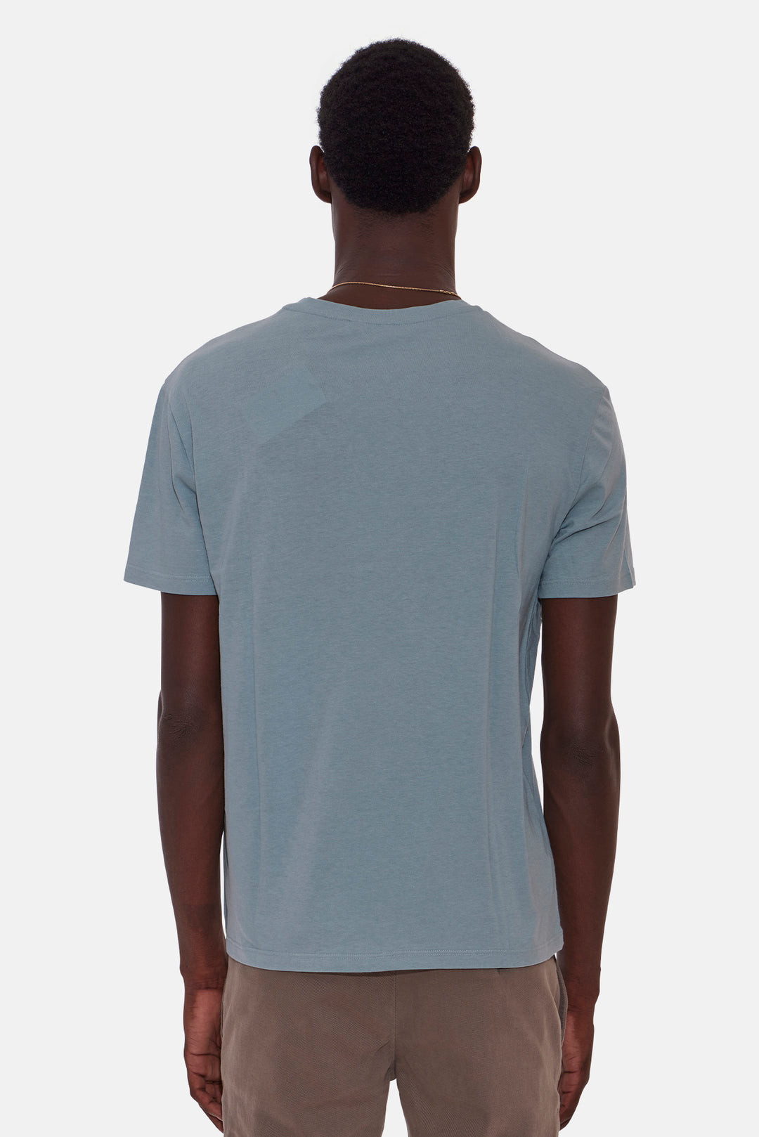 Luxe Jersey Tee Patina Blue