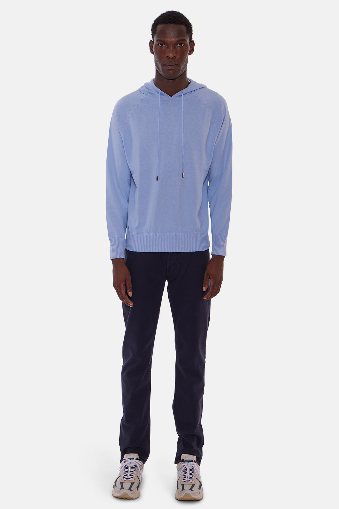 Reade Pullover Hoodie Blue Flax