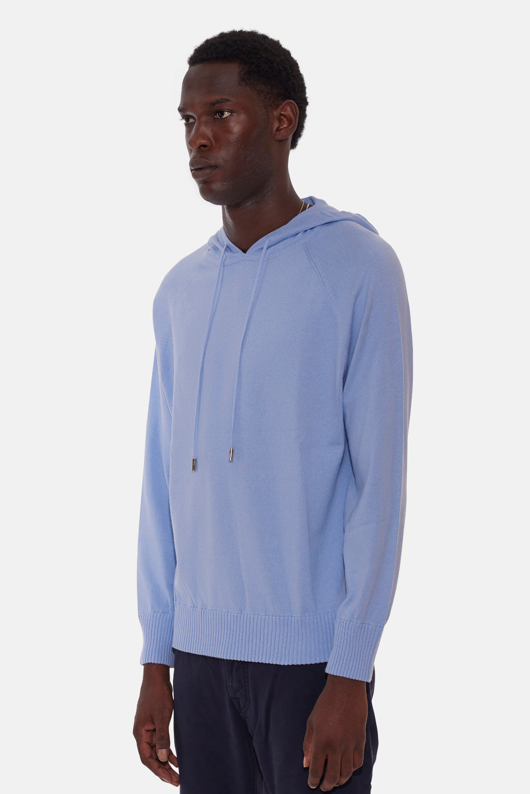 Reade Pullover Hoodie Blue Flax