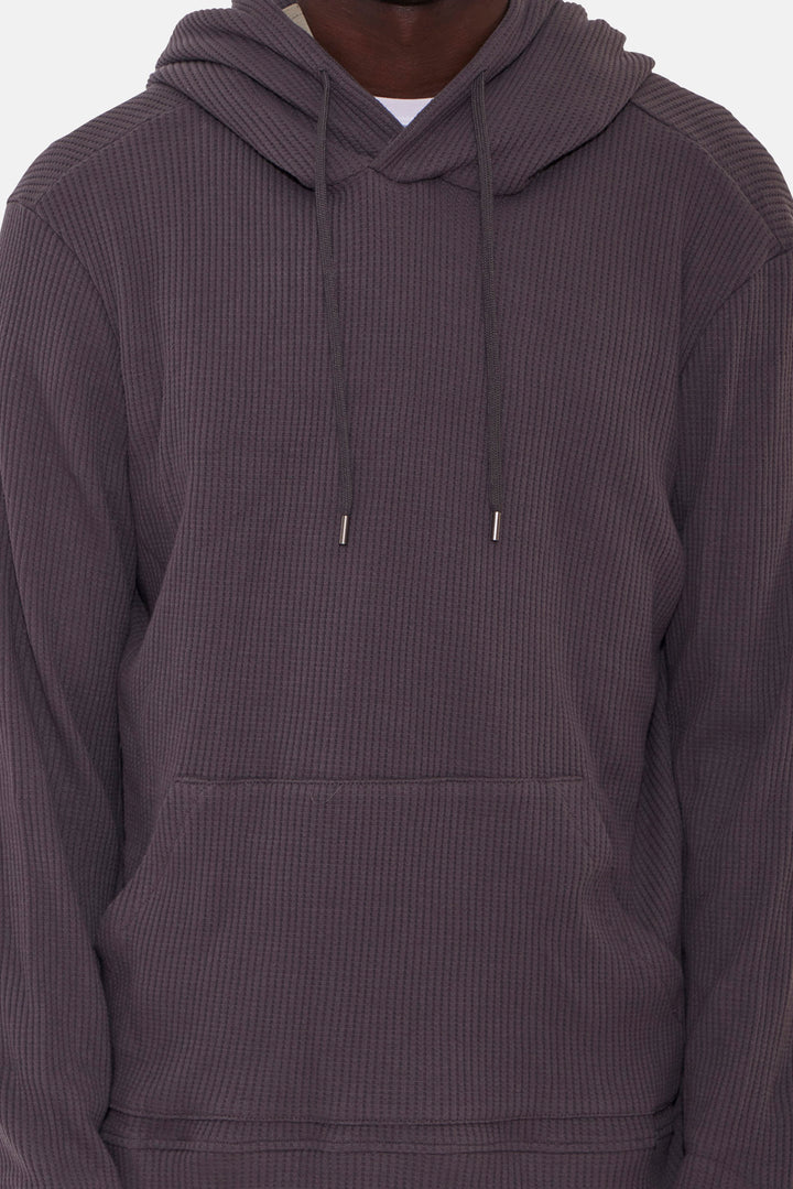 Waffle Hoodie Charcoal