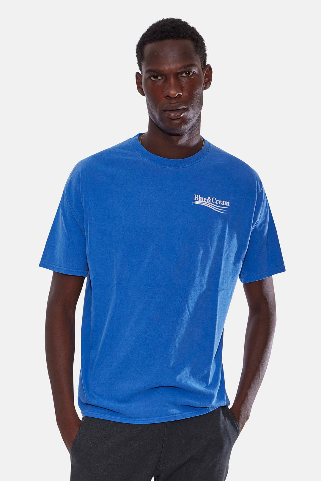 Blue&Cream Wave Tee Royal