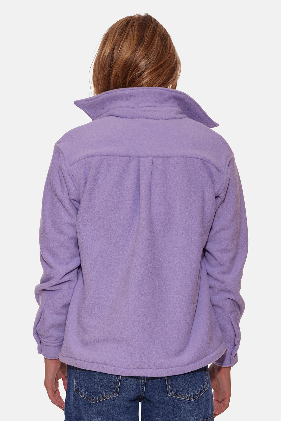 Polar Fleece Overshirt Lavender