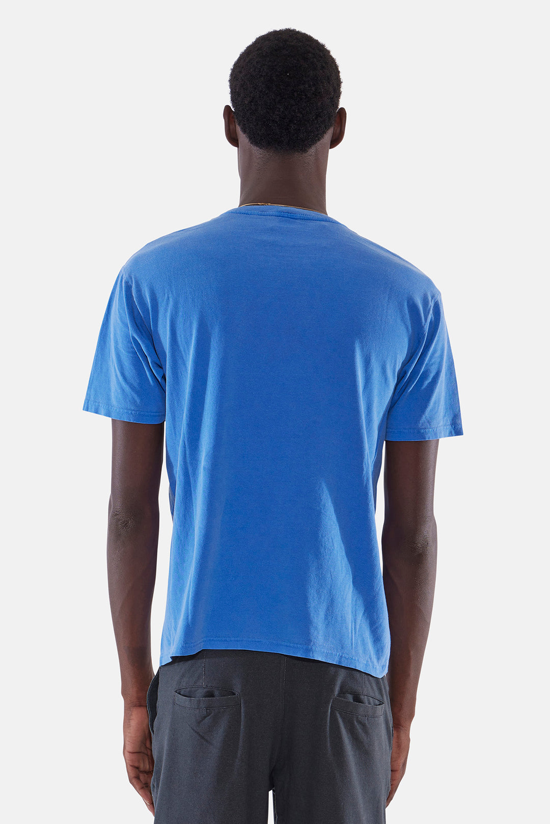Hamptons We Grew Here Tee Blue