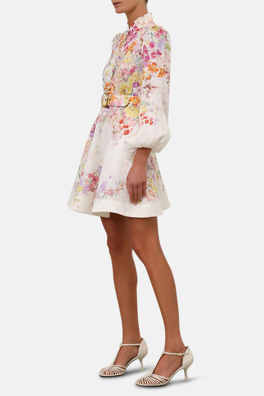 natura buttoned mini dress Natura Buttoned Mini Dress Kaleidoscope Garden