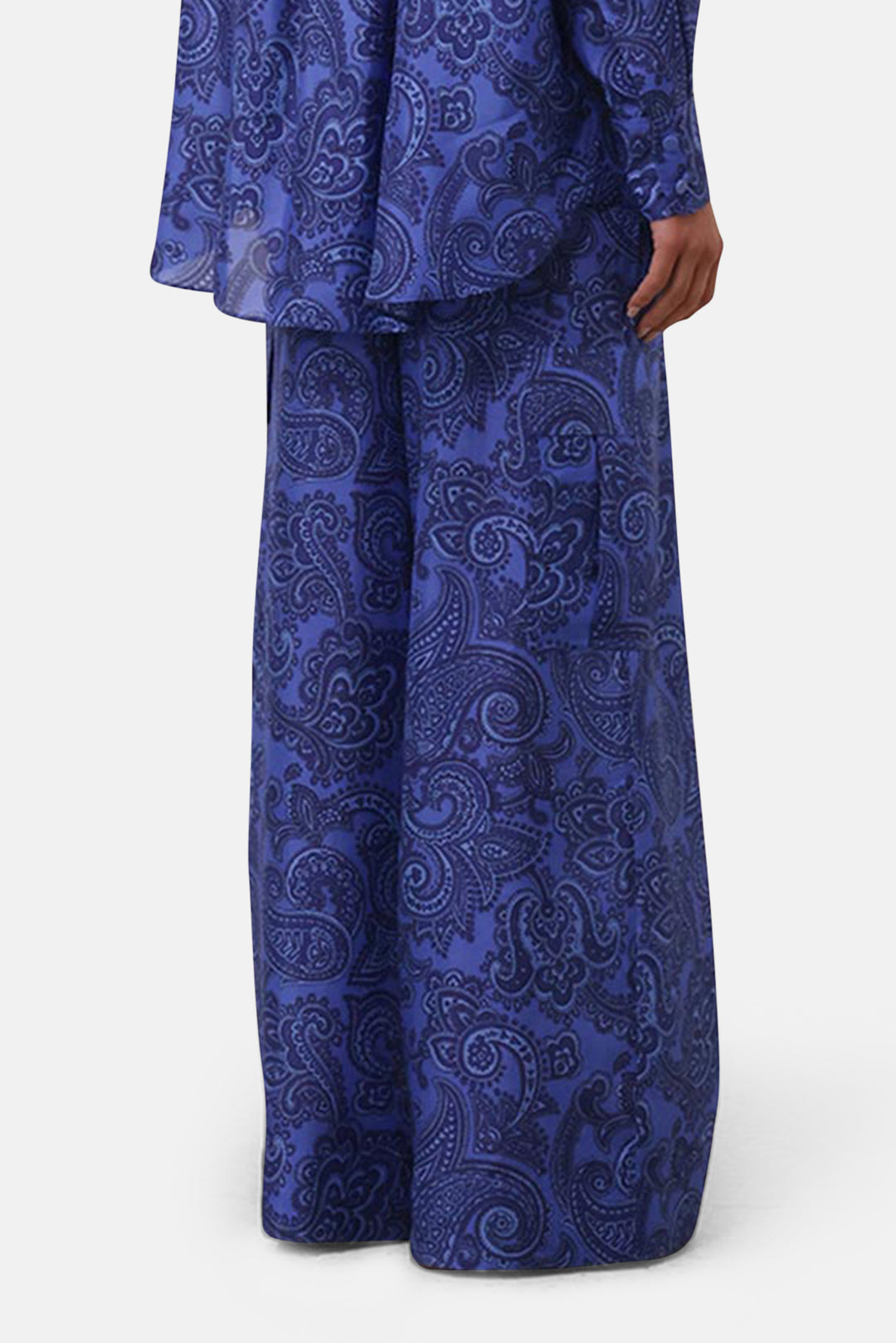 Ottie Relaxed Pant Blue Paisley