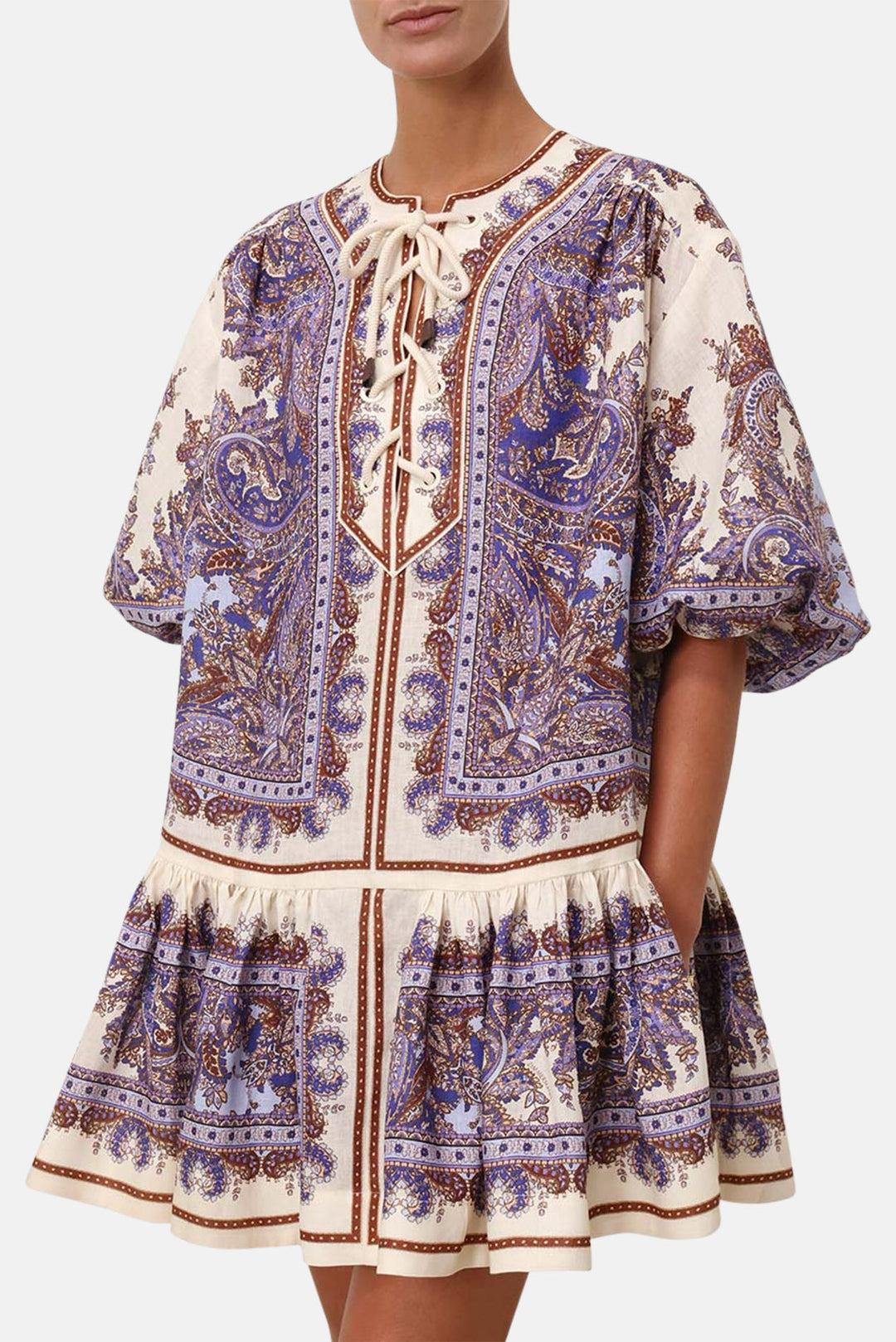 ottie embroidered mini dress Zimmermann Dress Ottie Embroidered Mini