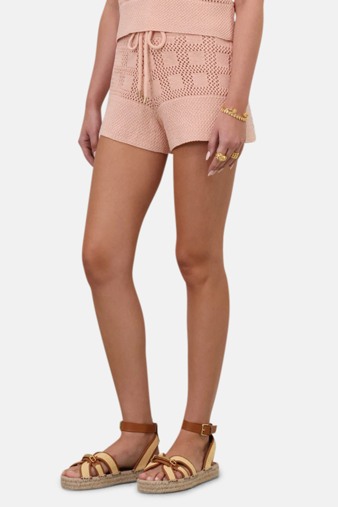 Waverly Drawcord Shorts Dusty Pink