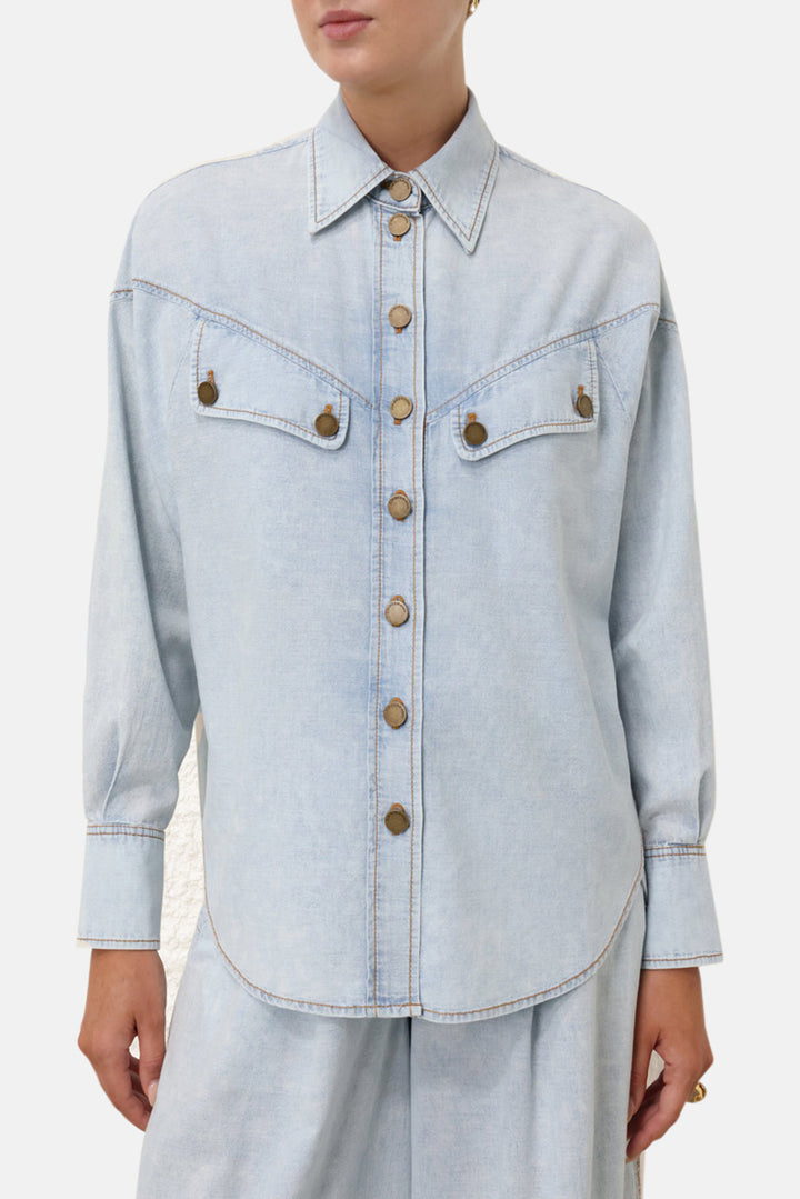 Denim Shirt Blue Smoke