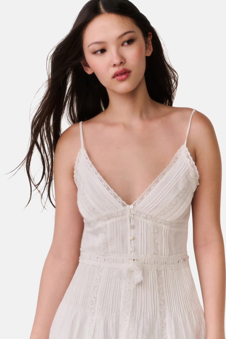 Zirelle Cotton Victorian Mini Dress White
