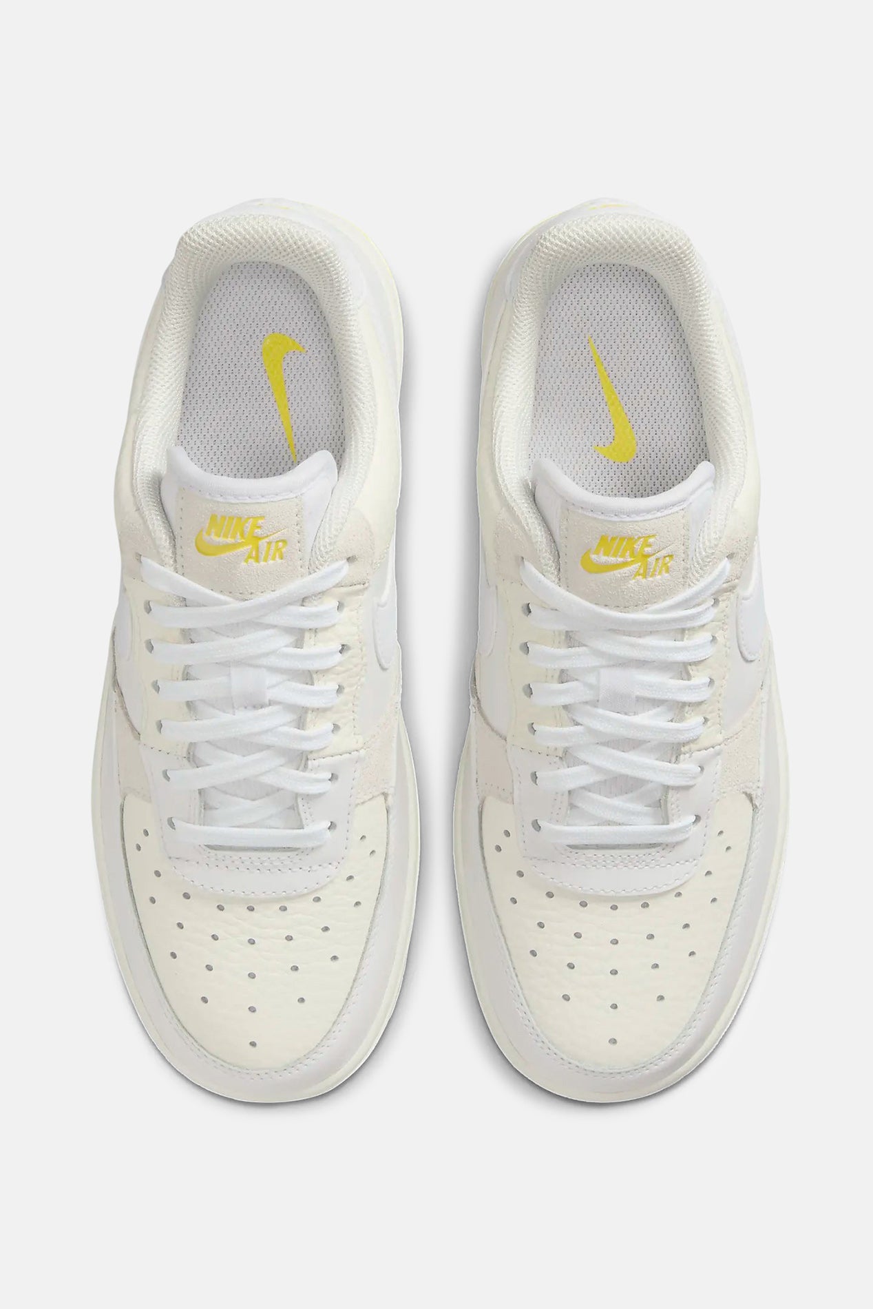 Women's Air Force 1 Summit White/Opti Yellow – blueandcream