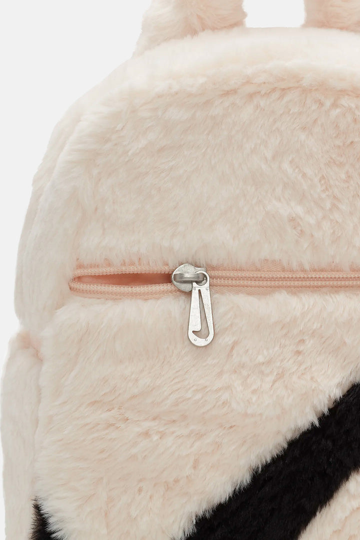 Faux Fur Mini Backpack Guava