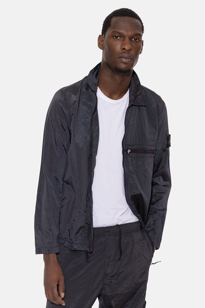 ECONYL Nylon Metal Overshirt Charcoal