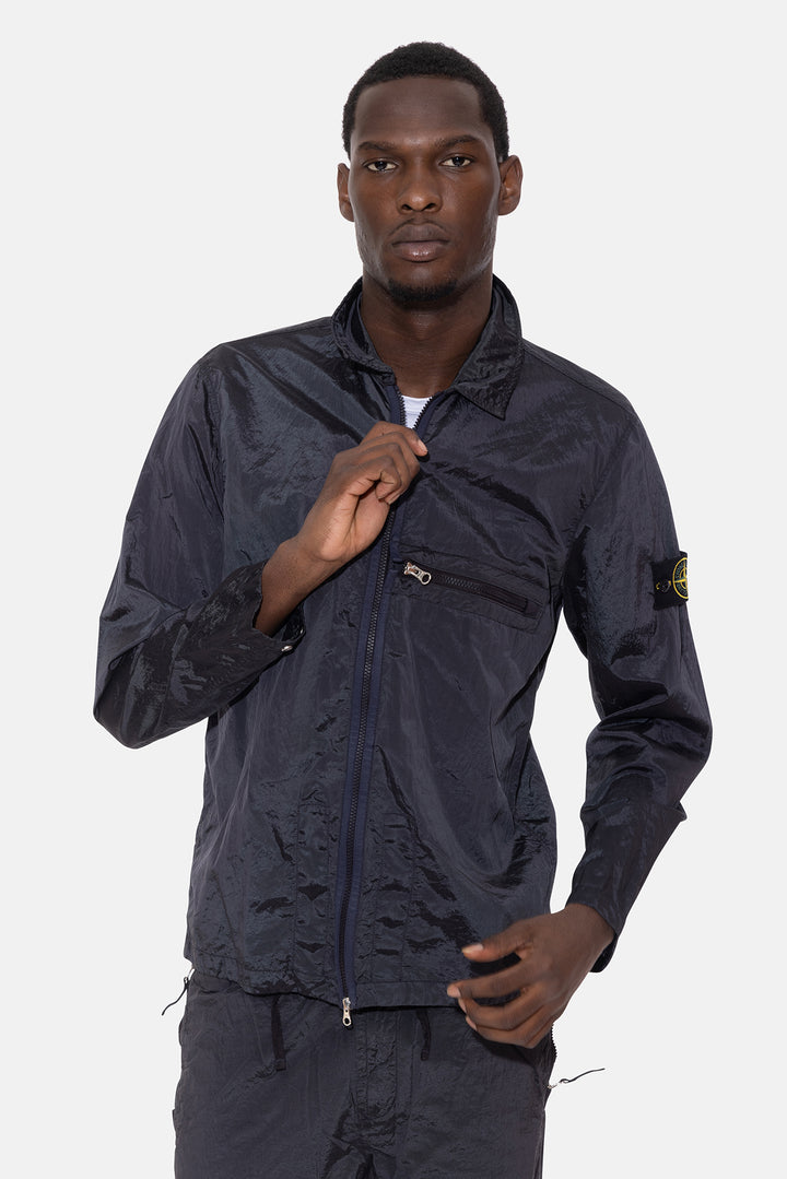 ECONYL Nylon Metal Overshirt Charcoal