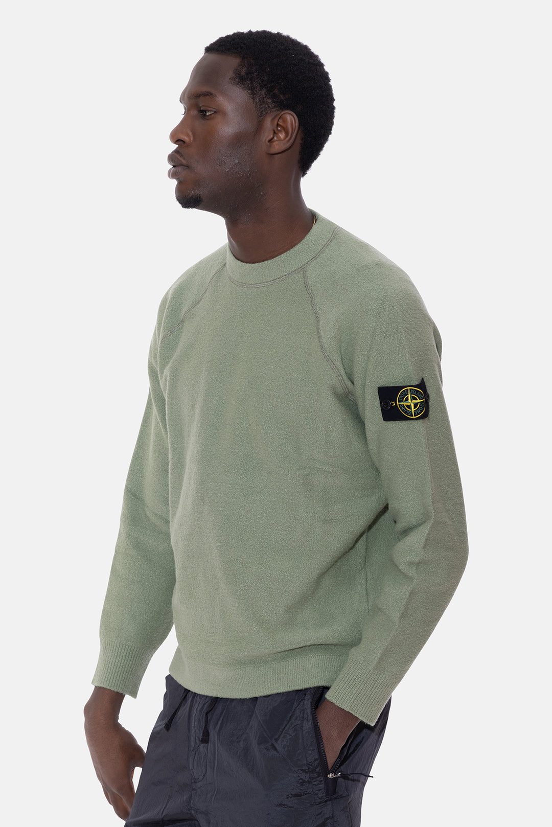 Raglan Crew Sweatshirt Sage