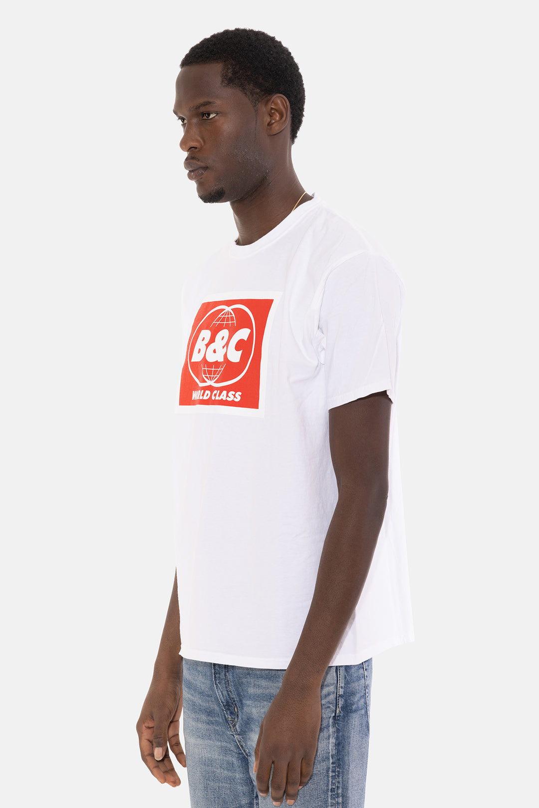 B&C World Class Tee White