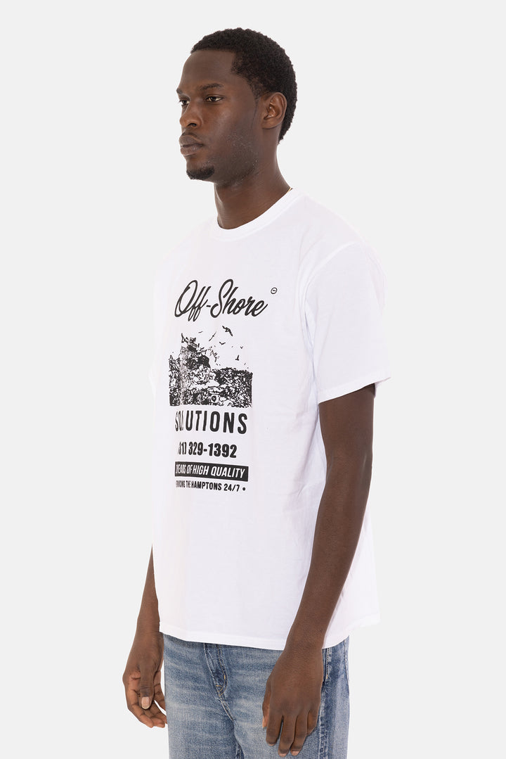 Off Shore Tee White