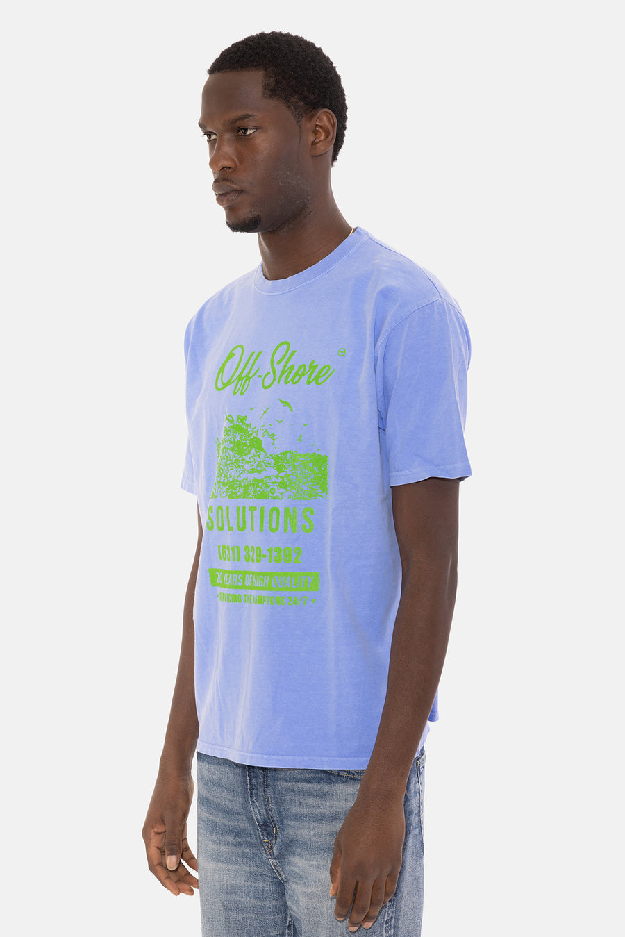 Off Shore Tee Periwinkle