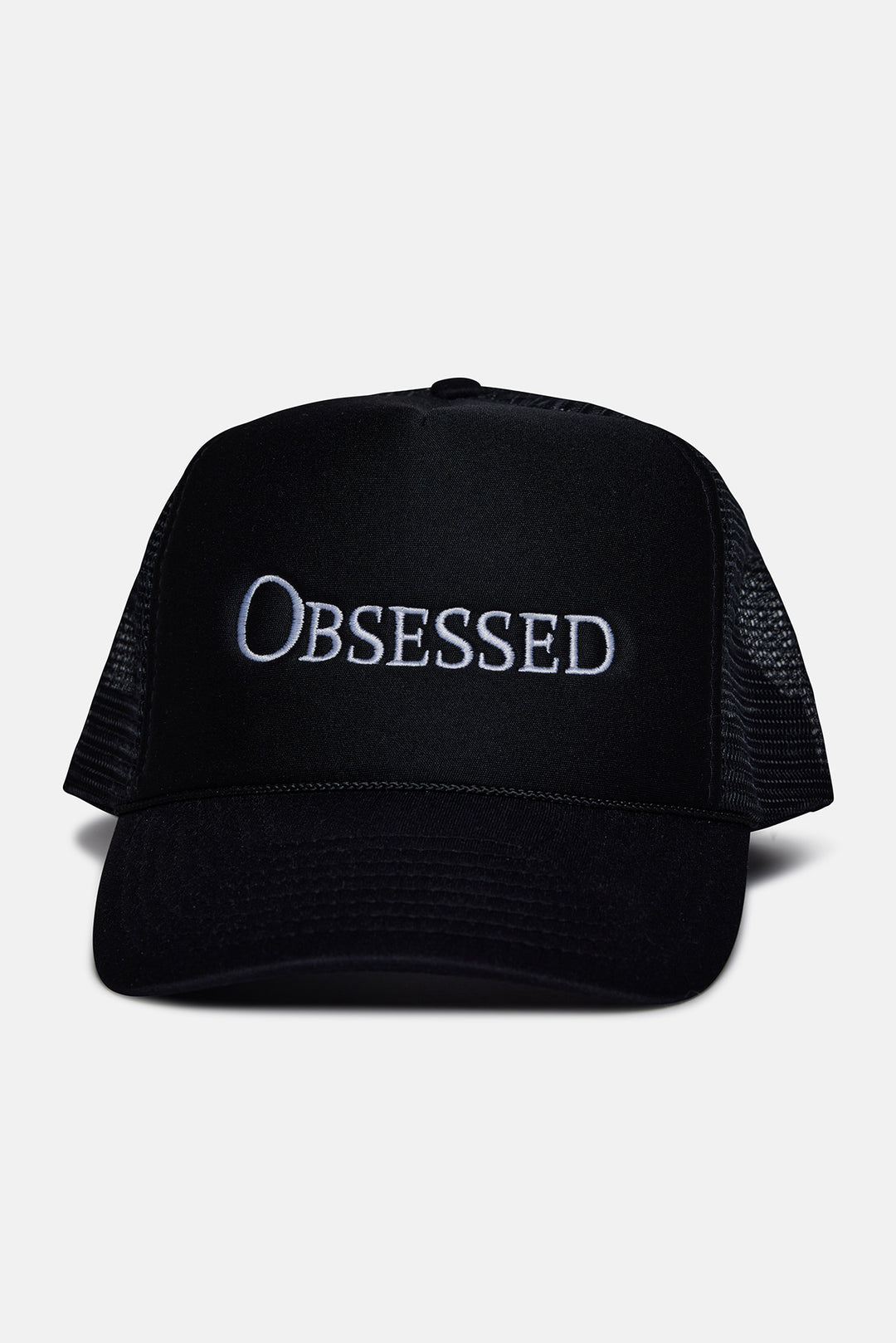 Obsessed Mesh Trucker Hat Black