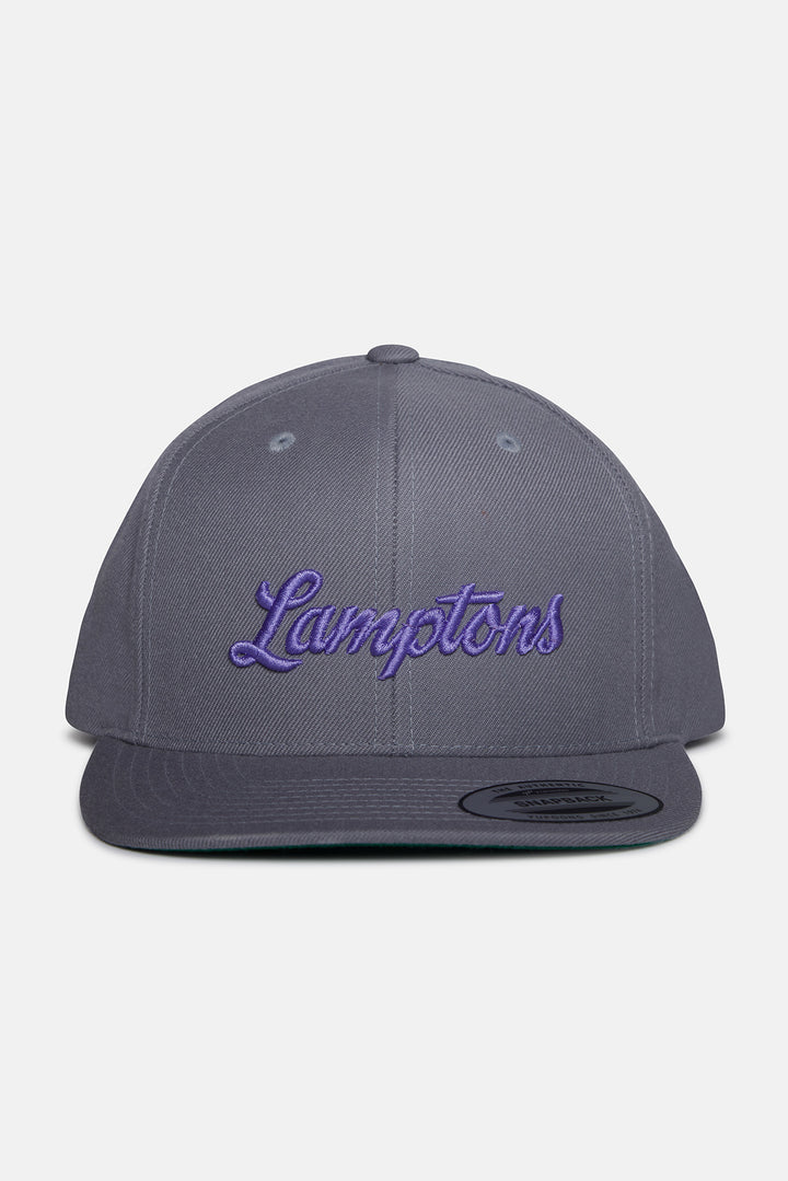 Lamptons Snapback Grey/Purple