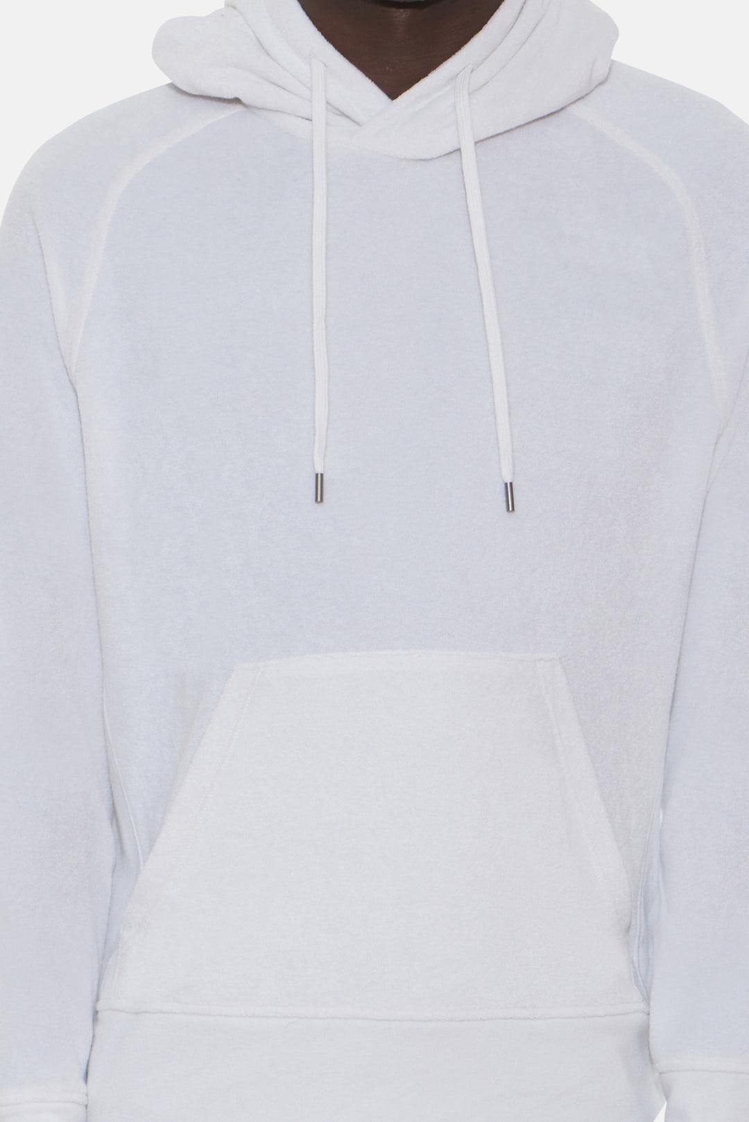 Pool Terry Pullover Hoodie Chic Cream