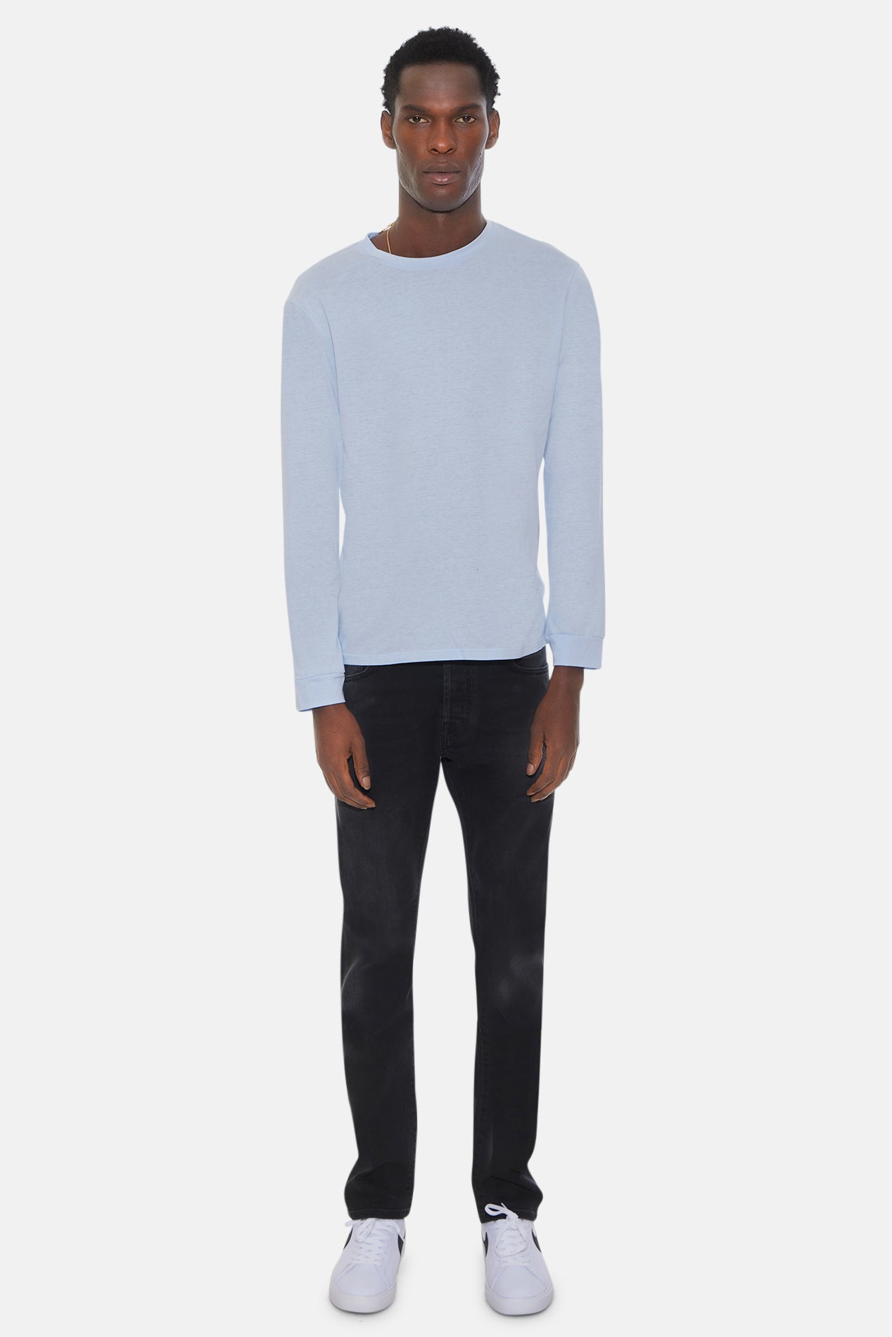 Luxe Long Sleeve Ice Blue – blueandcream