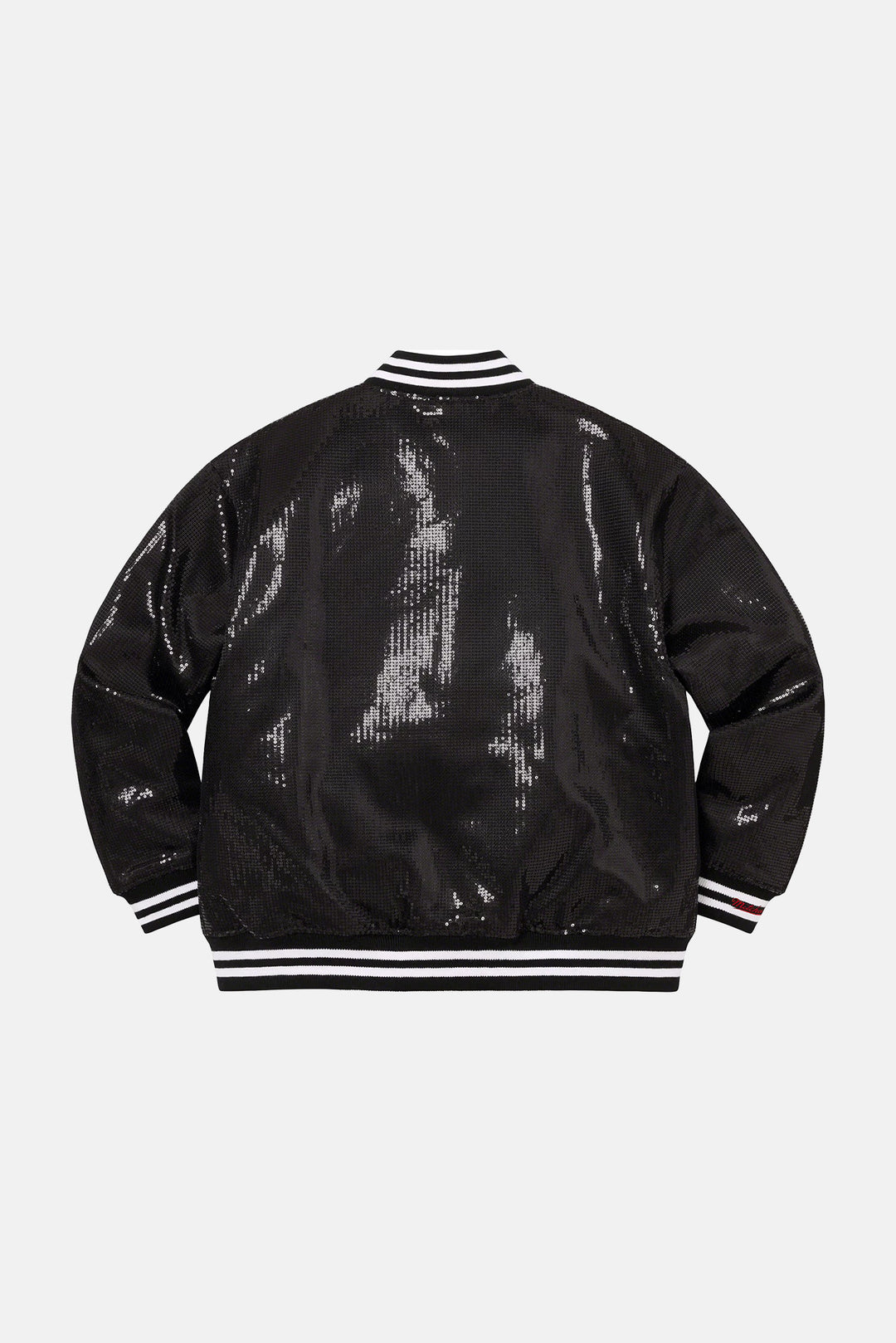 x Mitchell & Ness Sequin Varsity Jacket Black