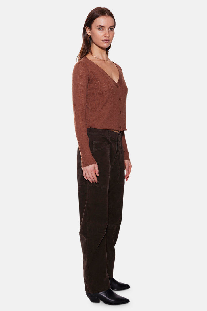 Claire Pointelle Cardigan Henna