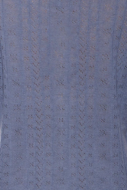Claire Pointelle Cardigan Steel Grey