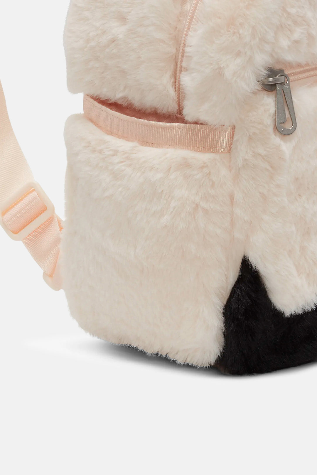 Faux Fur Mini Backpack Guava