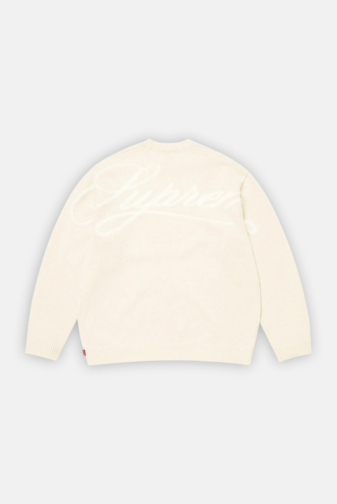 Angora Script Sweater Ivory