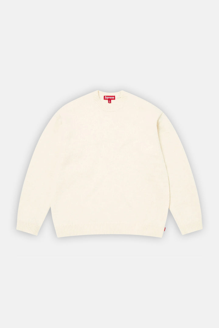 Angora Script Sweater Ivory
