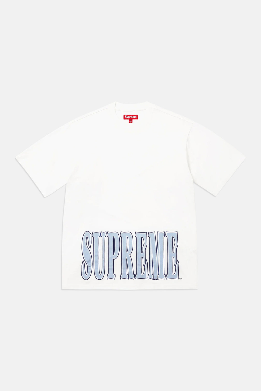 Supreme Cracked Stretch S/S Top White