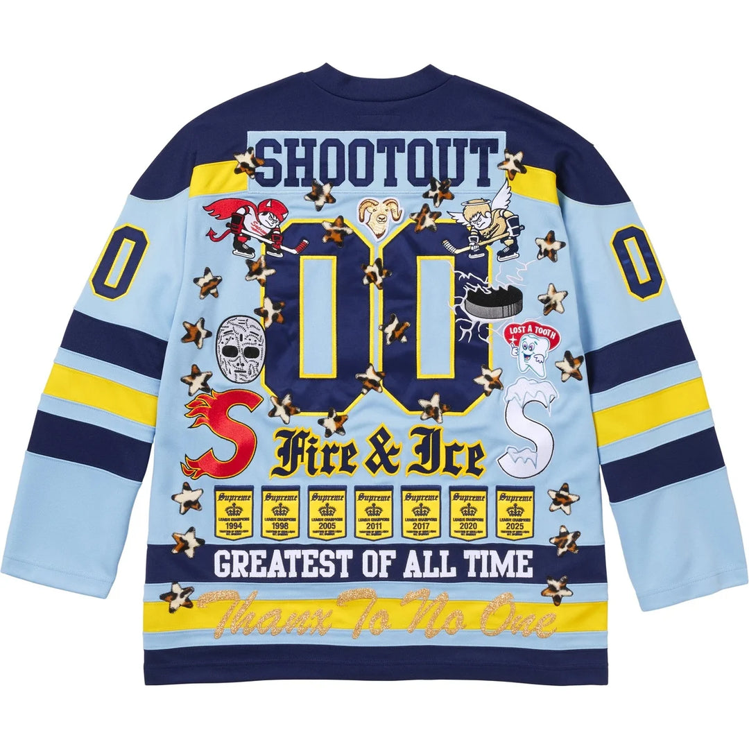Patches Hockey Jersey Light Blue