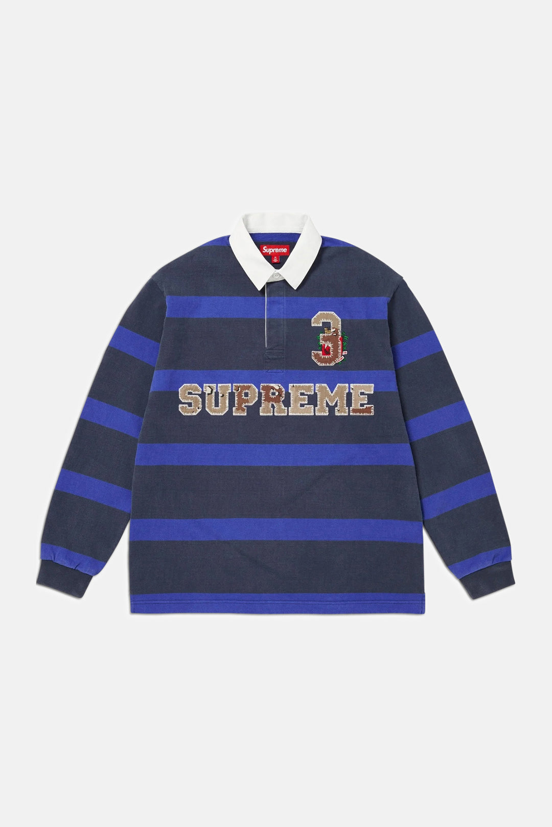Double Applique Rugby Navy