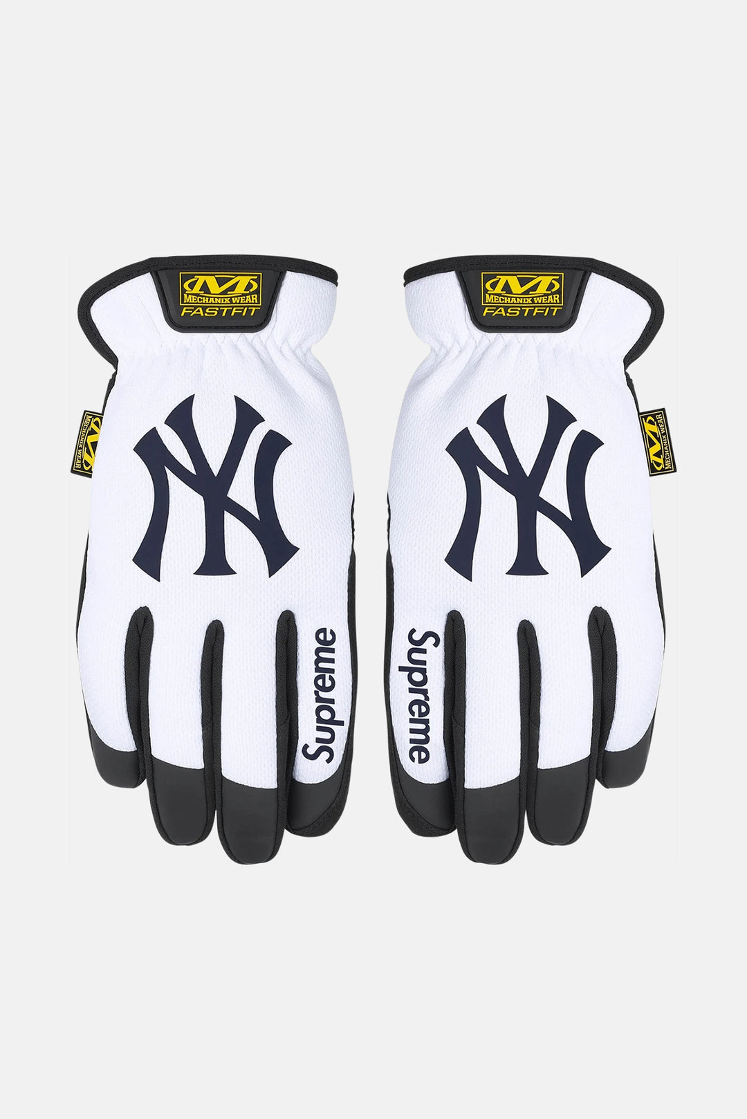 Mechanix Fastfit MLB Yankees Gloves White