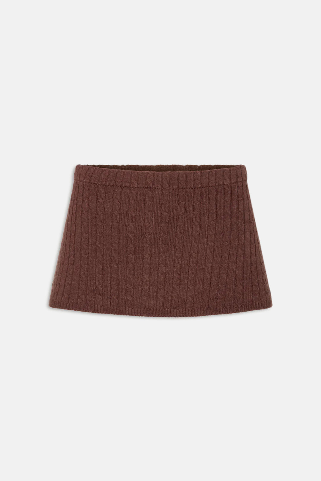 Marialla Cable Knit Skort Brown Sugar