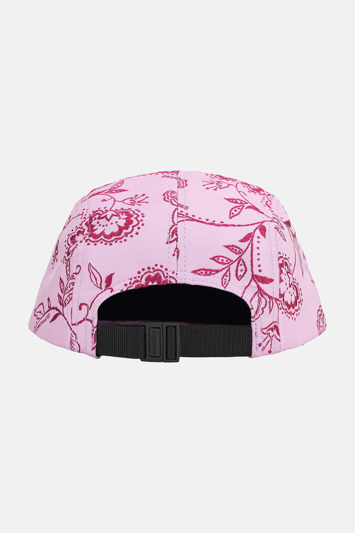 Floral Jacquard Camp Cap Lavender