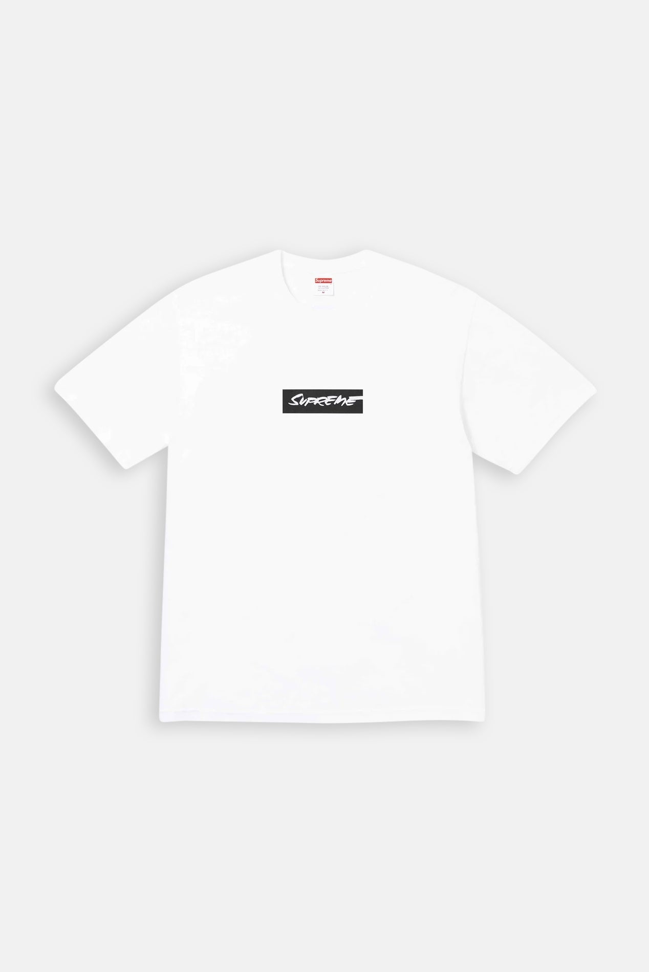 Futura Box Logo Tee White – blueandcream