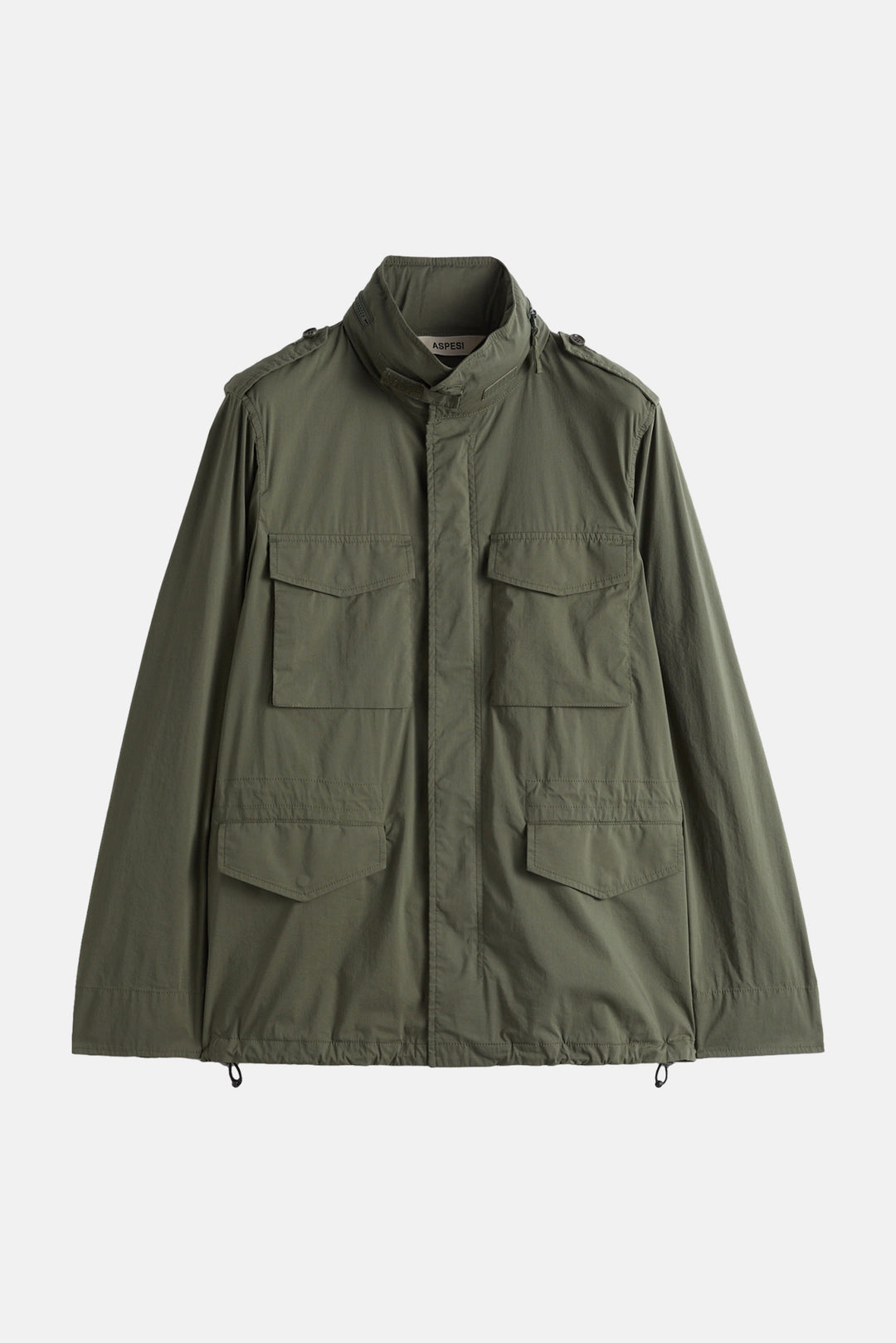 Mini Field Jacket In Cotton Poplin Military