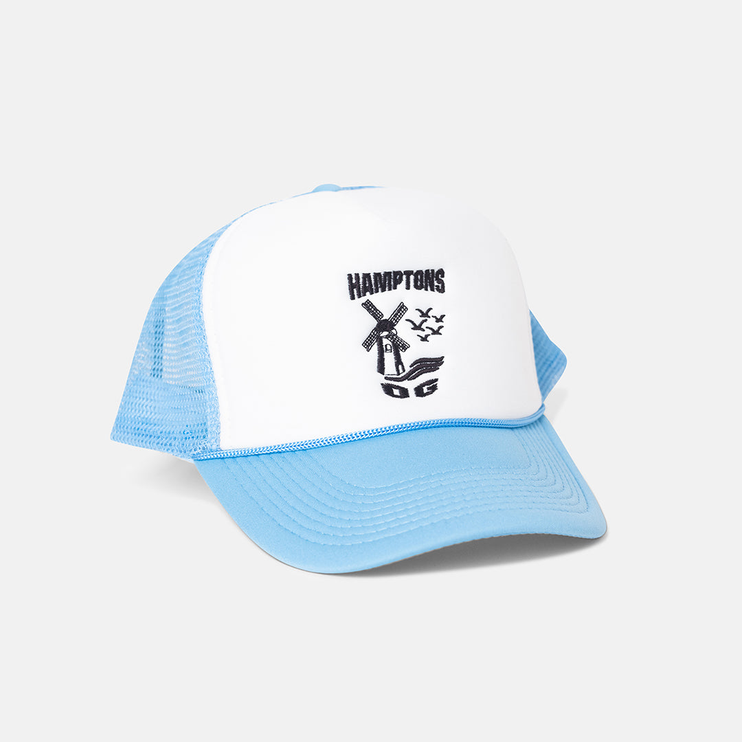 Hamptons OG Mesh Trucker Hat White/Blue
