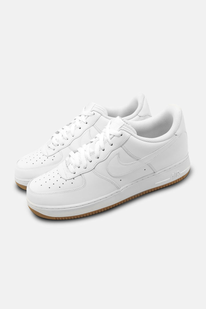 Men's AF 1 White/Light Brown Gum