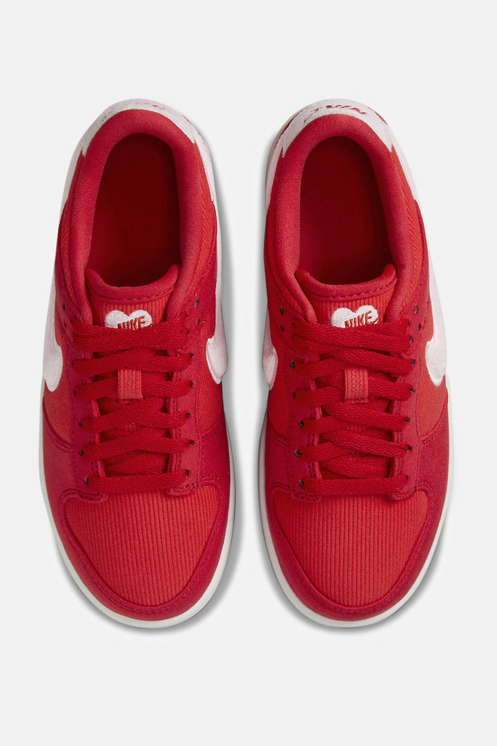 Youth Dunk Low GS Fire Red/Pink Foam 'Valentine's Day'