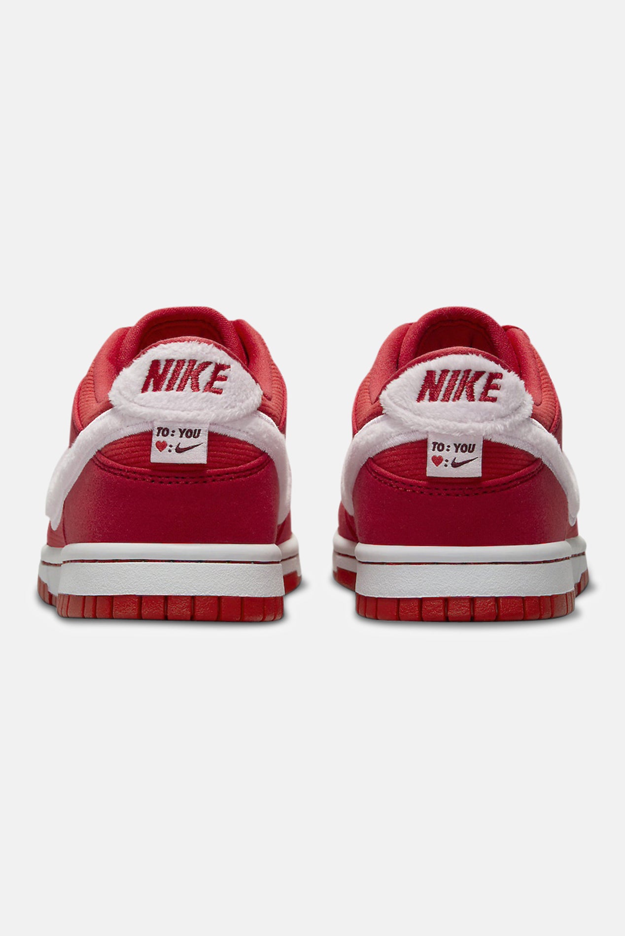 Youth Dunk Low GS Fire Red/Pink Foam 'Valentine's Day' – blueandcream