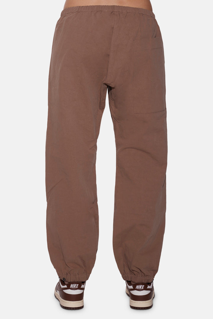 Justine Cotton Parachute Pant Brown