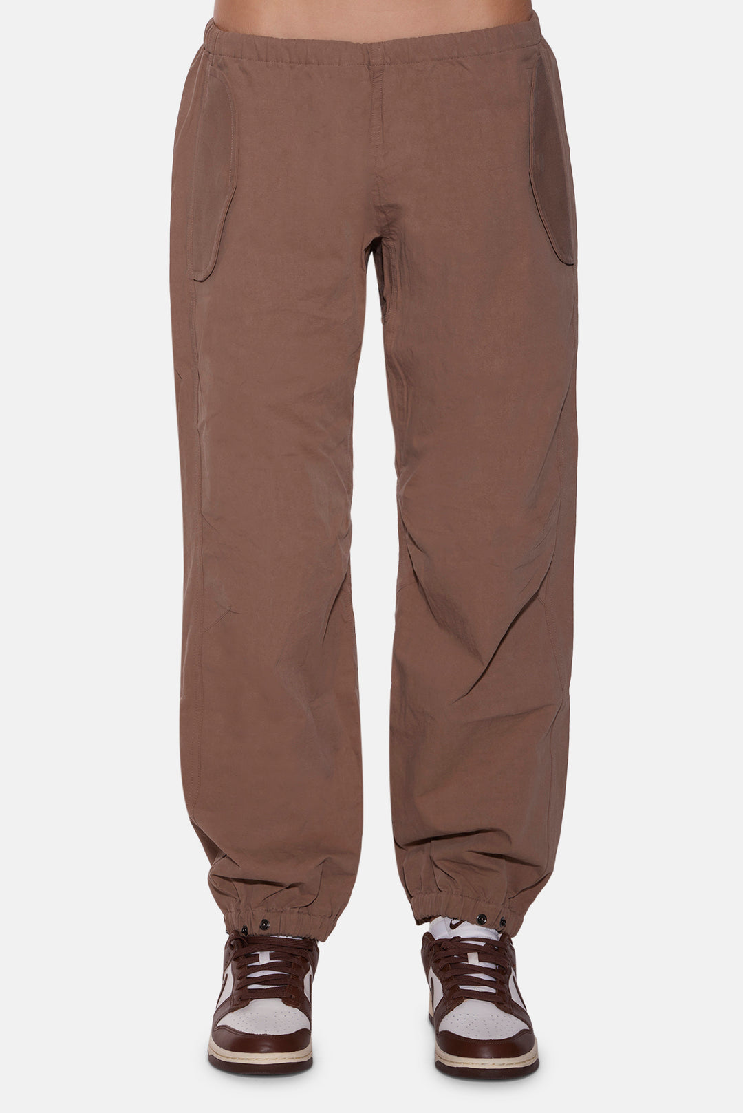 Justine Cotton Parachute Pant Brown