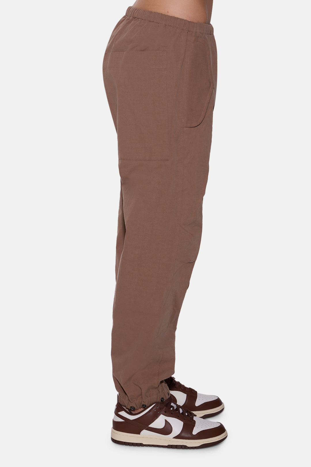 Justine Cotton Parachute Pant Brown