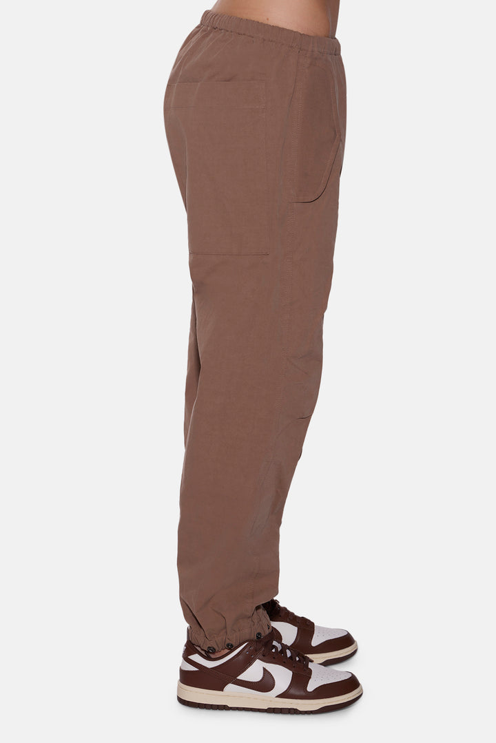 Justine Cotton Parachute Pant Brown