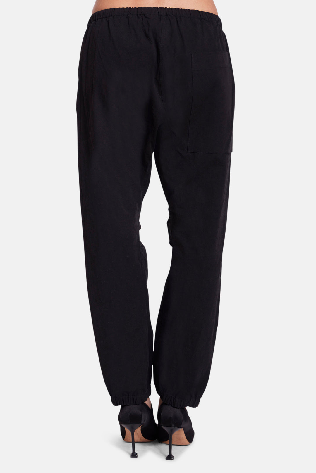 Justine Parachute Pant Studded Black