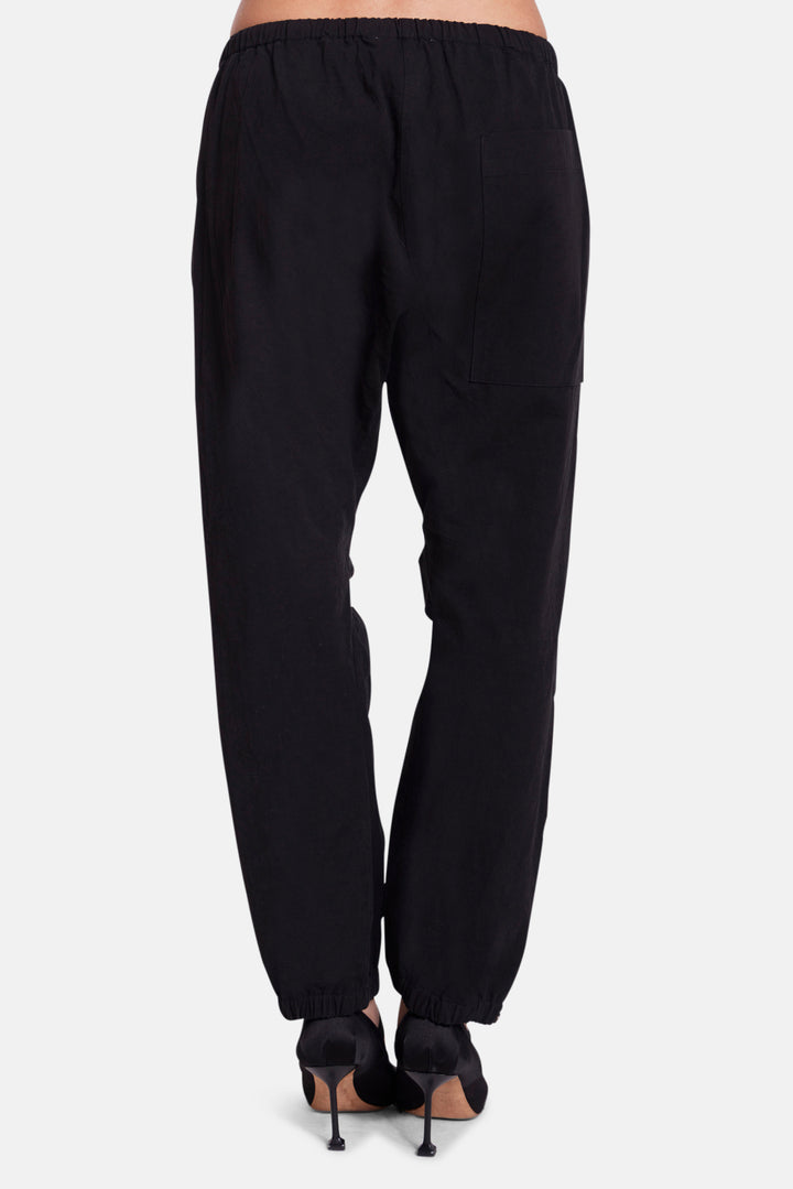 Justine Parachute Pant Studded Black